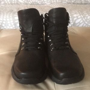 Leather boots